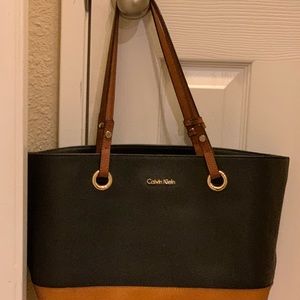 Calvin Klein Saffiano Leather Tote